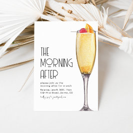 Am Morgen nach der Hochzeit Einladung zum Brunch