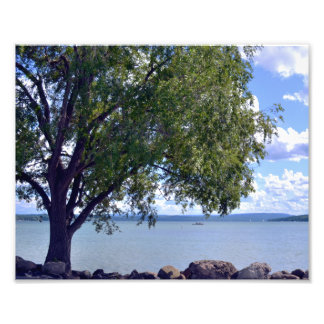 AM NACHMITTAG AM SEE. FOTO