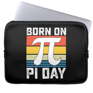 Am Pi-Tag Geboren Geburtstag Mathematik Mathe Laptopschutzhülle