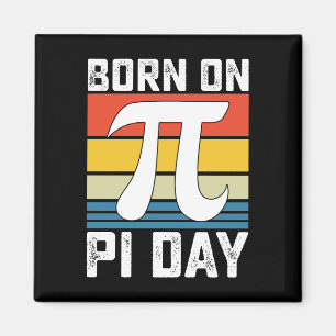 Am Pi-Tag Geboren Geburtstag Mathematik Mathe Magnet