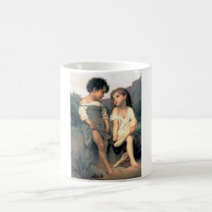 Am Rande des Baches, Bouguereau Kaffeetasse
