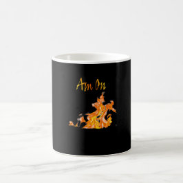Am richtigen Feuer Kaffeetasse