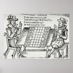 Am Schach-Brett Poster