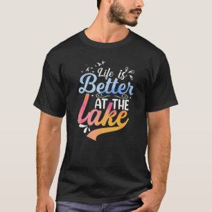 am See Angeln Bootfahren Seelenleben T-Shirt