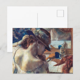 Am Spiegel | Edgar Degas | Postkarte