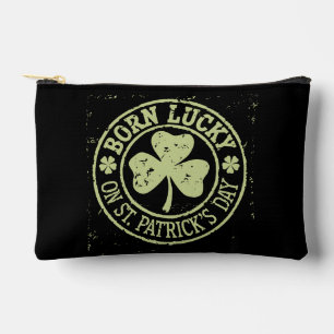 Am St. Patrick's Day Glück Geboren Irischer Geburt Zubehörtasche