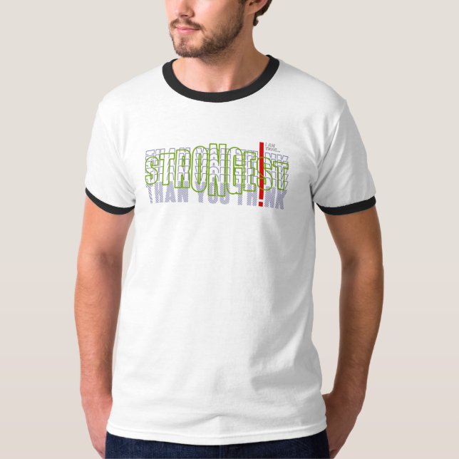 am stärksten als Sie denken | Männerklingeln T-Shirt (Vorderseite)