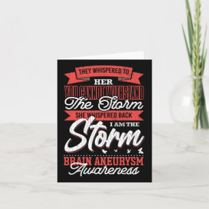 Am Storm Brain Aneurysm-Awareness-Grap Karte