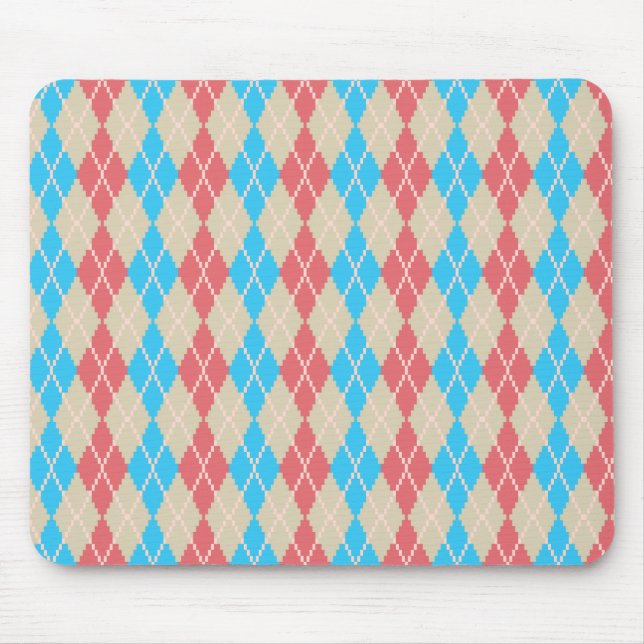 Am Strand Argyle-Mauspad Mousepad (Vorne)