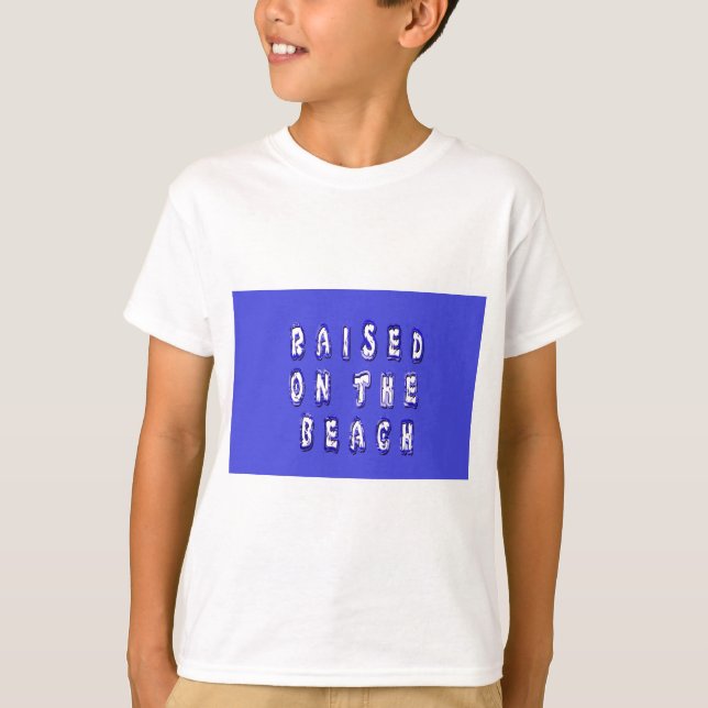 Am Strand aufgewachsen: ein Wassersportzentrum T-Shirt (Vorderseite)