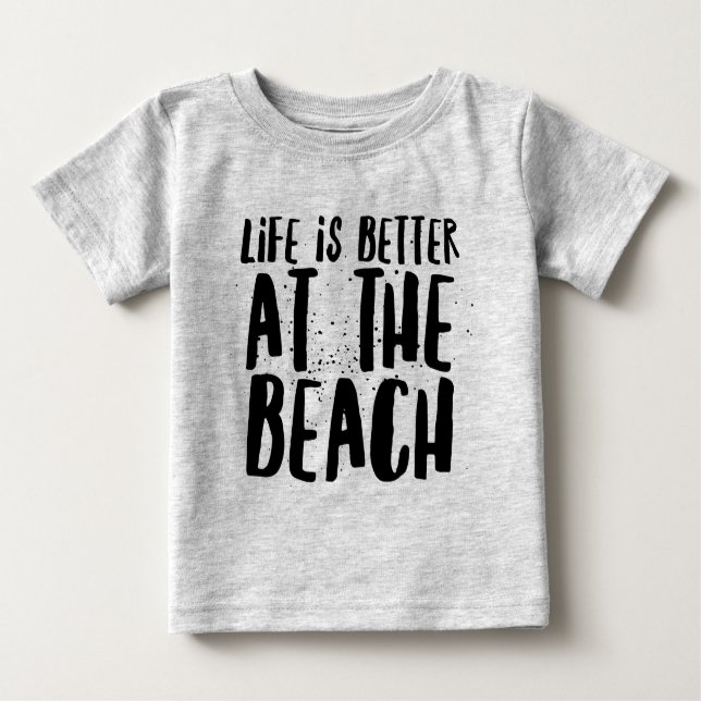 Am Strand Baby T-shirt (Vorderseite)