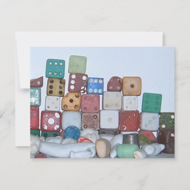 Am Strand gefundene Objekte (Vorderseite)