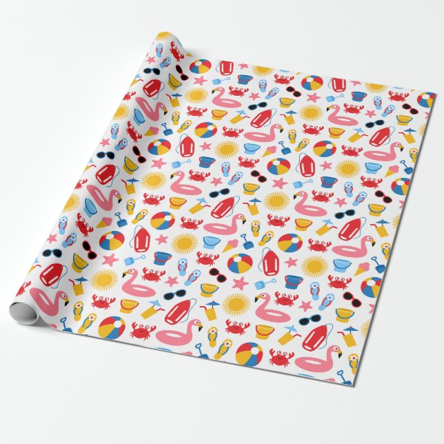 Am Strand Geschenkpapier (Ungerollt)