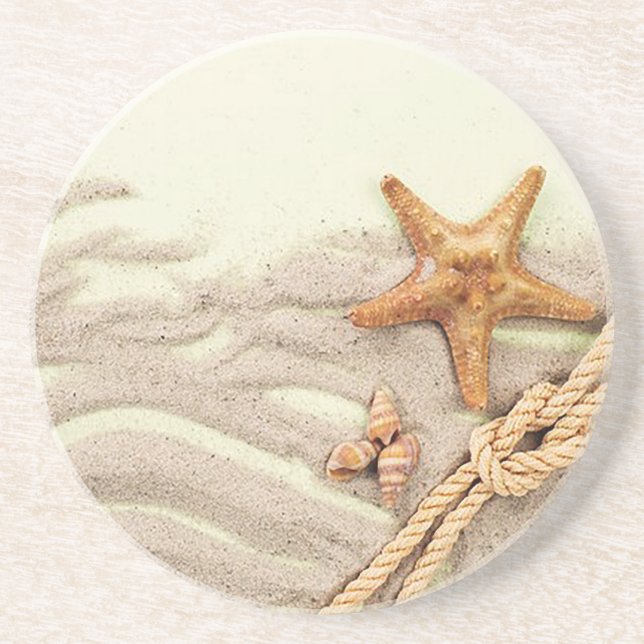 Am Strand Getränkeuntersetzer (Vorne)