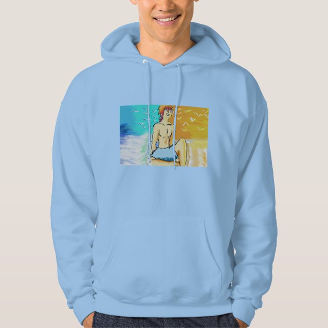 Am Strand Hoodie (Vorderseite)