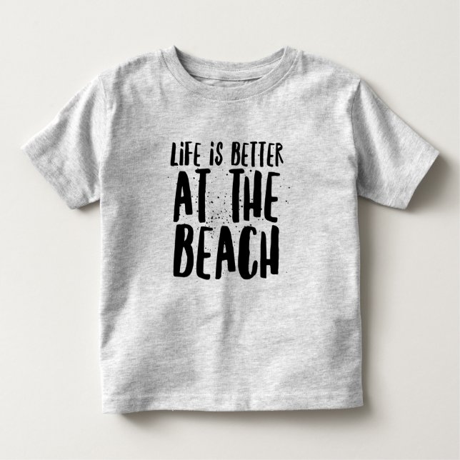 Am Strand Kleinkind T-shirt (Vorderseite)