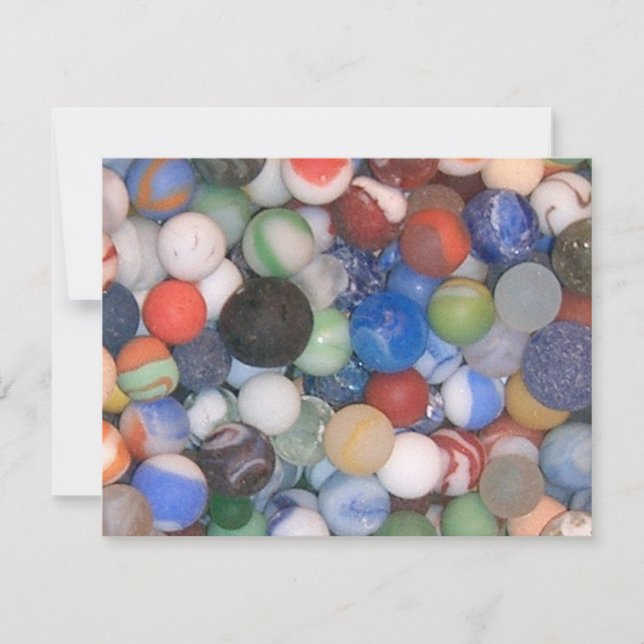 Am Strand Marbles gefunden (Vorderseite)