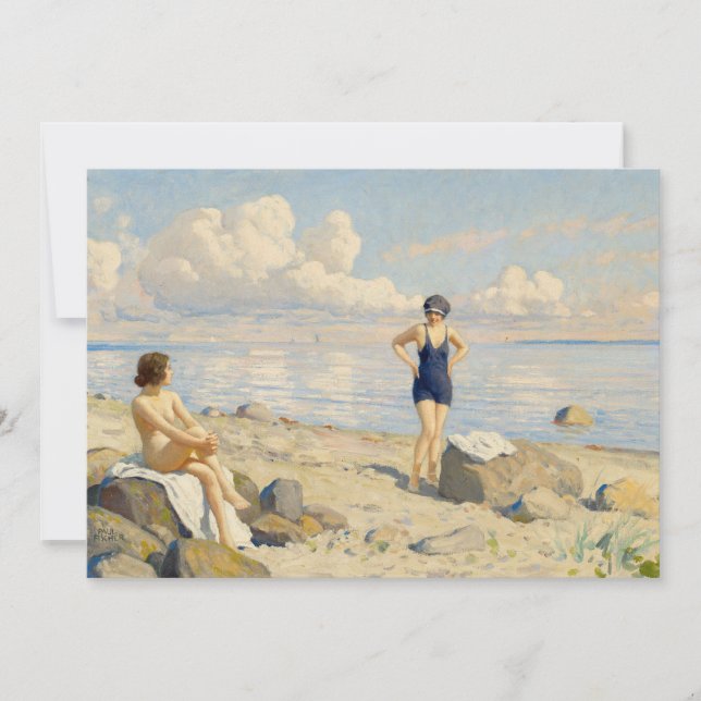 Am Strand | Paul Fischer (Vorderseite)