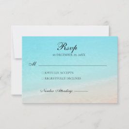 Am Strand uAwg RSVP Karte