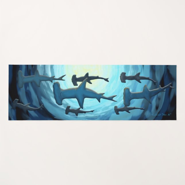 Am Strand und beim Tauchen am Meer Yogamatte (Vorderseite (Horizontal))