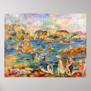 Am Strand von Guernesey bei Alfred Sisley Poster