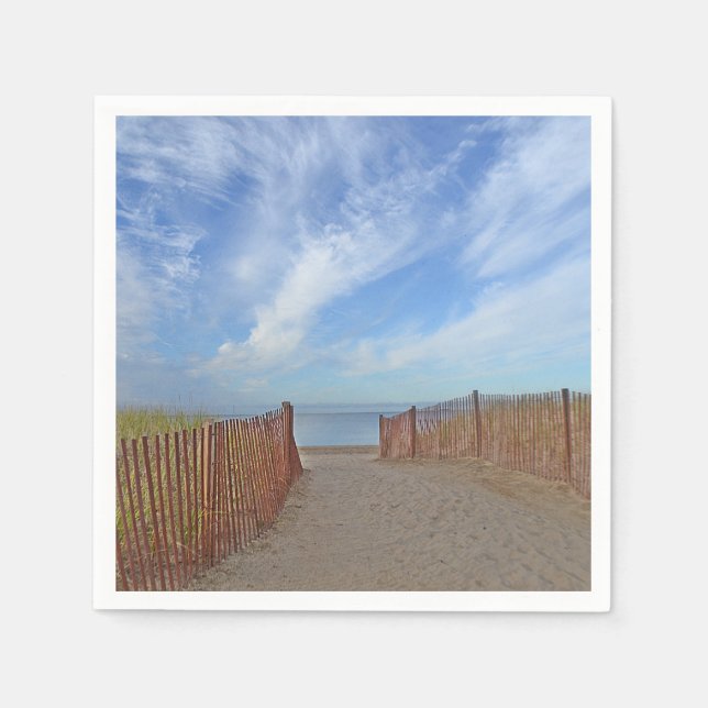 Am Strand von Napkins Serviette (Vorderseite)