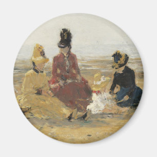 Am Strand von Trouville 1887 Magnet