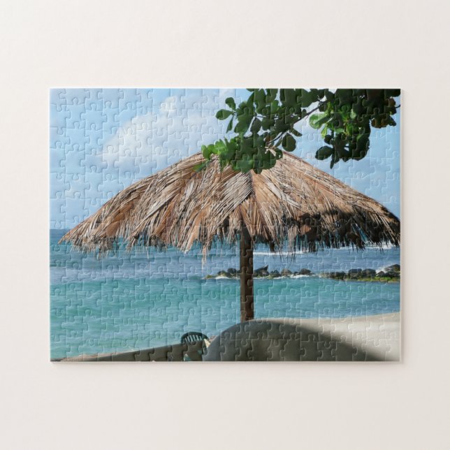 Am Strandpuzzlespiel (Horizontal)