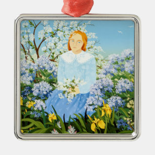 Am Ufer von Träumen Silbernes Ornament