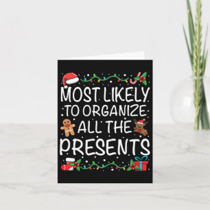 Am Wahrscheinlichsten Alle Geschenke Zu Organisier Karte