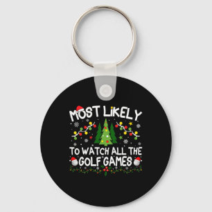 Am wahrscheinlichsten, alle Golf Spiele Weihnachte Schlüsselanhänger