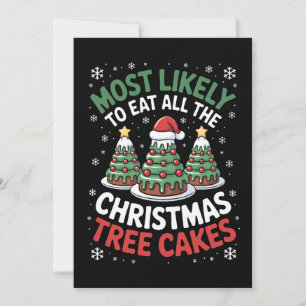 Am Wahrscheinlichsten alle Weihnachtsbaumkuchen is Einladung