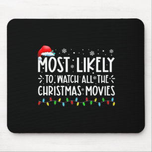 Am wahrscheinlichsten, alle Weihnachtsfilme Chri z Mousepad