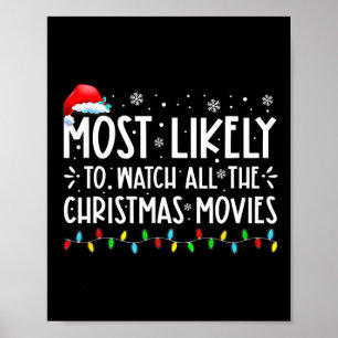 Am wahrscheinlichsten, alle Weihnachtsfilme Chri z Poster