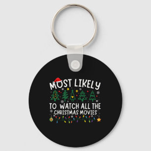 Am wahrscheinlichsten, alle Weihnachtsfilme Match  Schlüsselanhänger