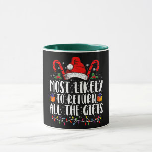 Am wahrscheinlichsten alle Weihnachtsgeschenke zur Tasse