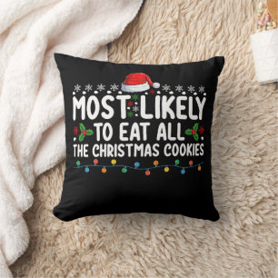 Am Wahrscheinlichsten Alle Weihnachtskekse Zu Esse Kissen