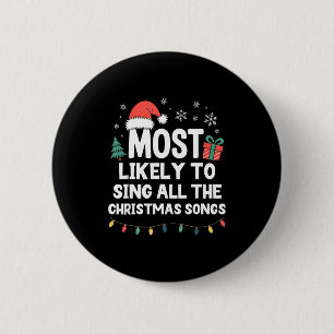 Am Wahrscheinlichsten Alle Weihnachtslieder Lustig Button