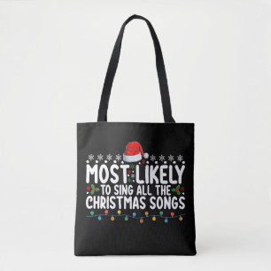 Am Wahrscheinlichsten Alle Weihnachtslieder Singen Tasche