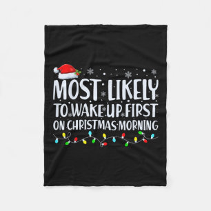 Am Wahrscheinlichsten am Ersten Weihnachtsmorgen A Fleecedecke