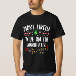 Am wahrscheinlichsten auf der unanständigen Liste  T-Shirt