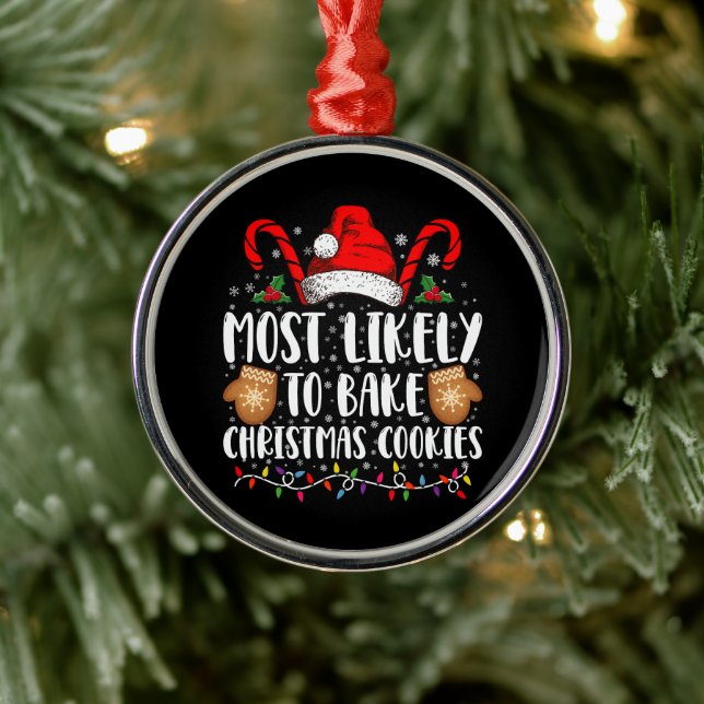 Am wahrscheinlichsten backen Weihnachts-Cookie Xma Ornament Aus Metall (Baum)