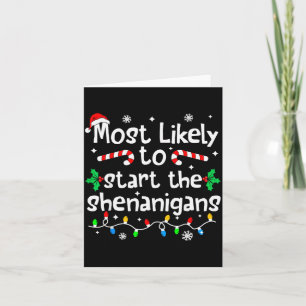Am wahrscheinlichsten beginnt das Chaos-Weihnachts Karte