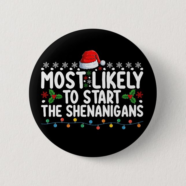 Am wahrscheinlichsten beginnt die Weihnachtszeit d Button (Vorderseite)
