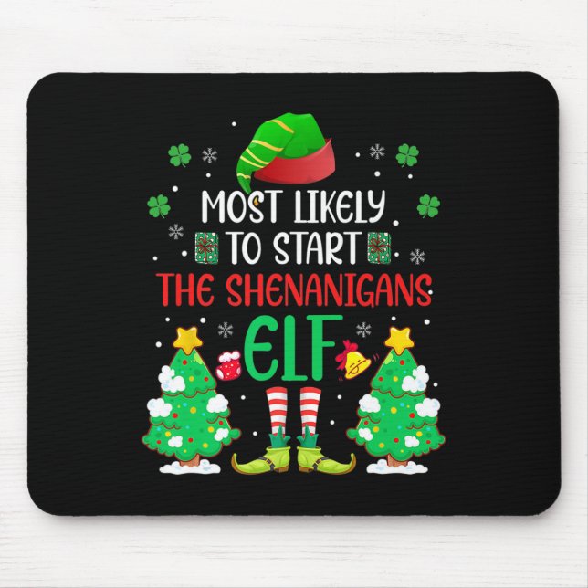 Am wahrscheinlichsten beginnt die Weihnachtszeit d Mousepad (Vorne)