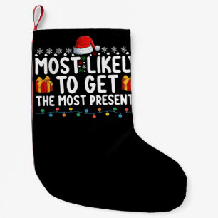 Am Wahrscheinlichsten Bekommt Die Meisten Geschenk Kleiner Weihnachtsstrumpf