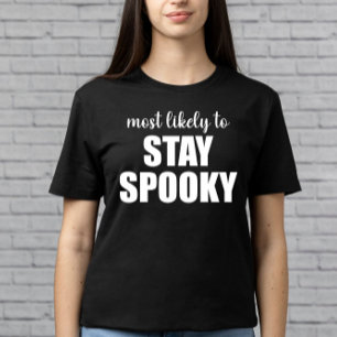 Am wahrscheinlichsten bleibt spooky lustig Hallowe T-Shirt
