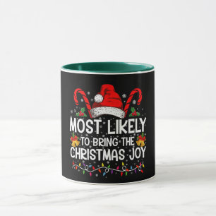 Am wahrscheinlichsten bringt das Weihnachtsfreude- Tasse