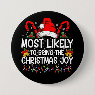Am wahrscheinlichsten bringt die Weihnachtsfreude  Button