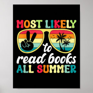 Am wahrscheinlichsten Bücher lesen den ganzen Somm Poster